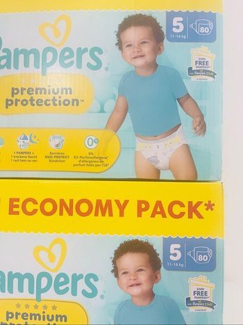 Couches Pampers Premium Protection taille 5