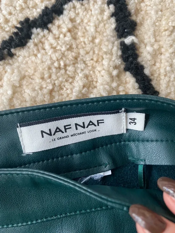 Jupe droite verte foncée - Naf Naf - photo numéro 8