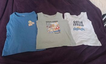 Lot 3 débardeurs kiabi 3ans