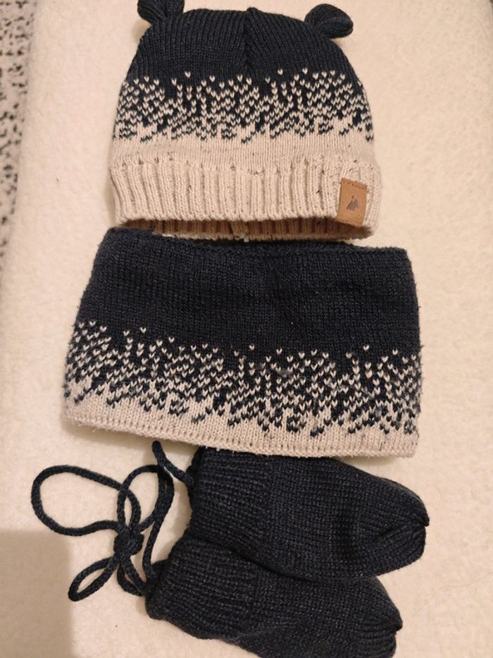 Ensemble hiver bébé 3/9 mois