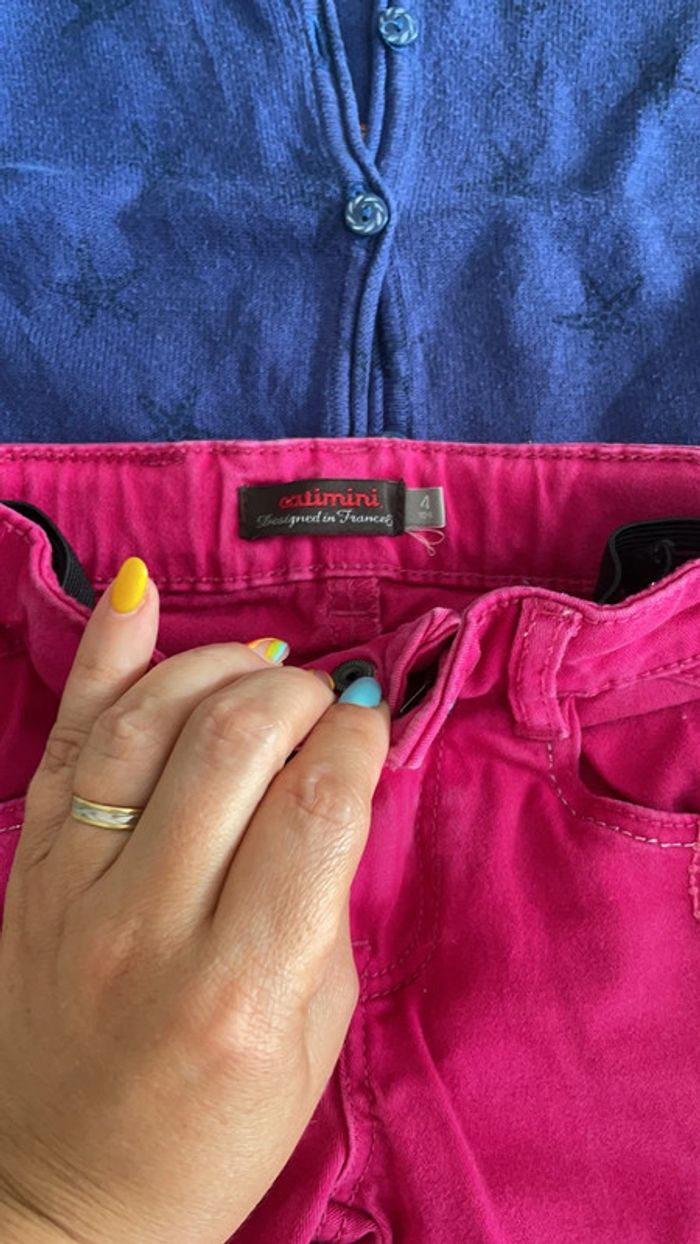 Ensemble catimini 4 ans pantalon et gilet - photo numéro 2