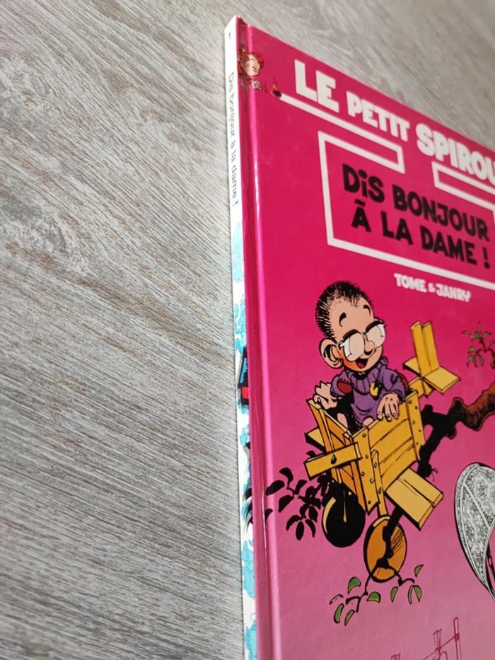 Bd le petit Spirou numéro 1 dis bonjour à la dame ! - photo numéro 2