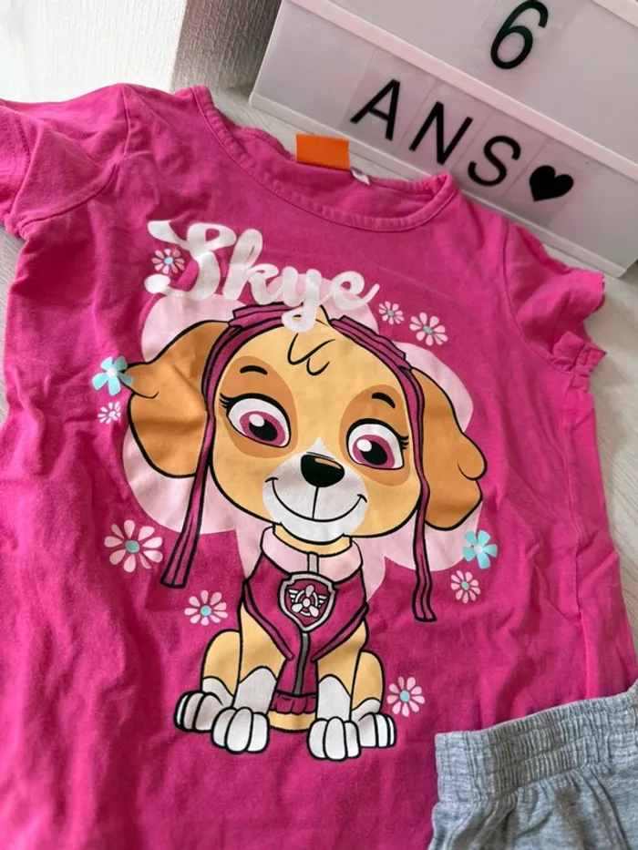 Pyjama été Stella Pat Patrouille 6 ans - photo numéro 2