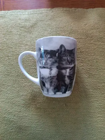 Mug chats 10.5 cm.