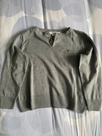 Pull léger gris, garçon