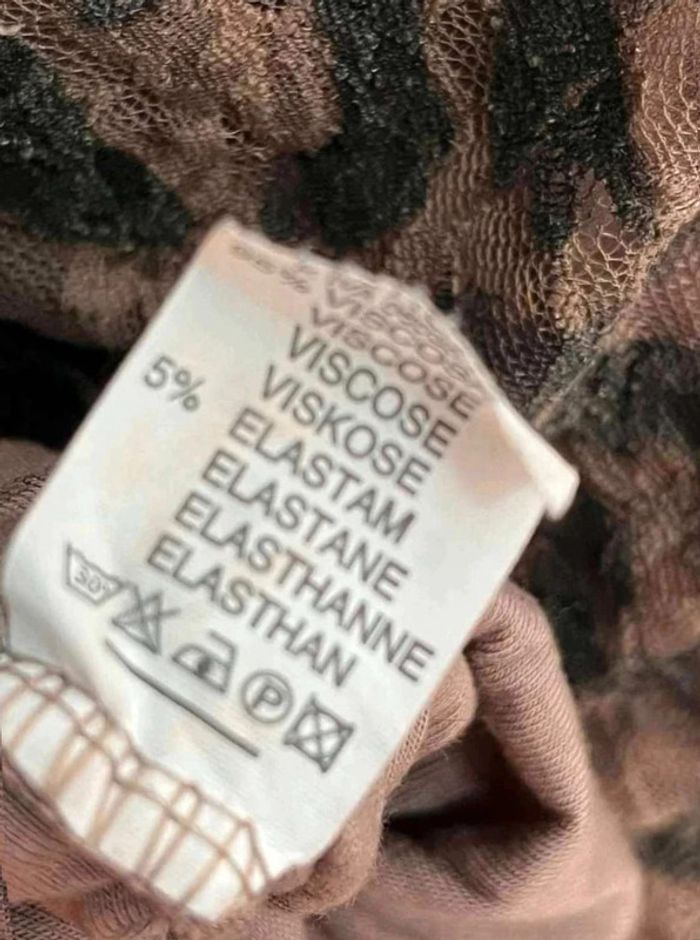 Tunique blouse marron femme 36/38 - photo numéro 5