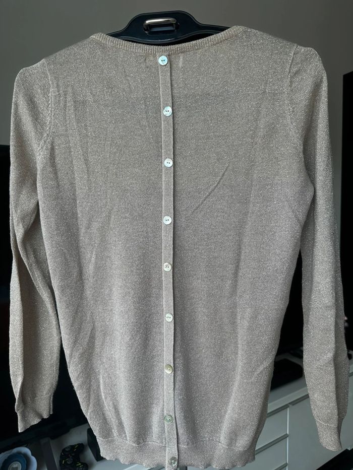 Pull pailleté doré - photo numéro 2