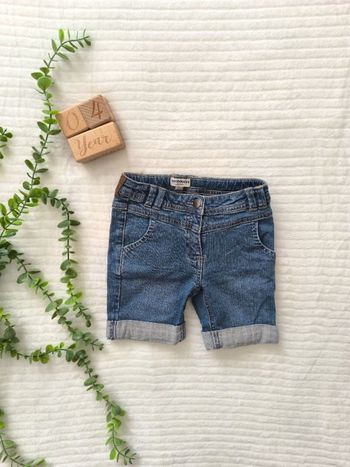Short en jeans