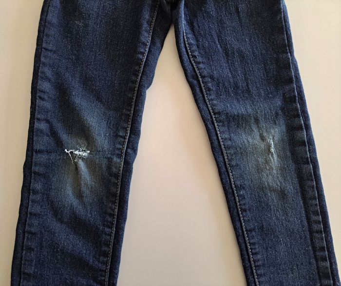 Lot de 2 jeans garçon 6 ans ABE tachés-troués - photo numéro 5