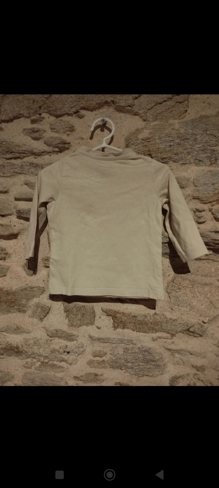 T-shirts manches longues taille 6 mois, collection 2025 - photo numéro 2