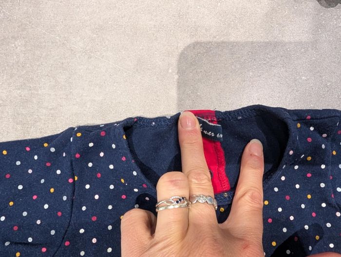 T-shirt manche longue week-end à la mer 6 mois - photo numéro 3