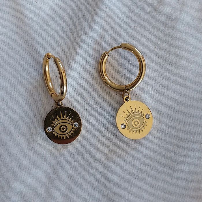 Boucles d'oreilles Œil Grec - photo numéro 2