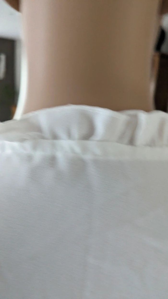 Blouse de poète blanche taille S/38 jamais porté - photo numéro 8