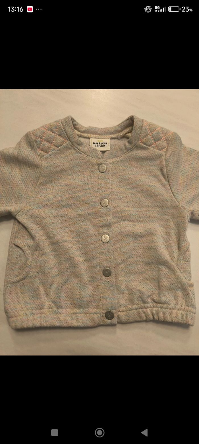 Gilet taille 6 mois - photo numéro 2