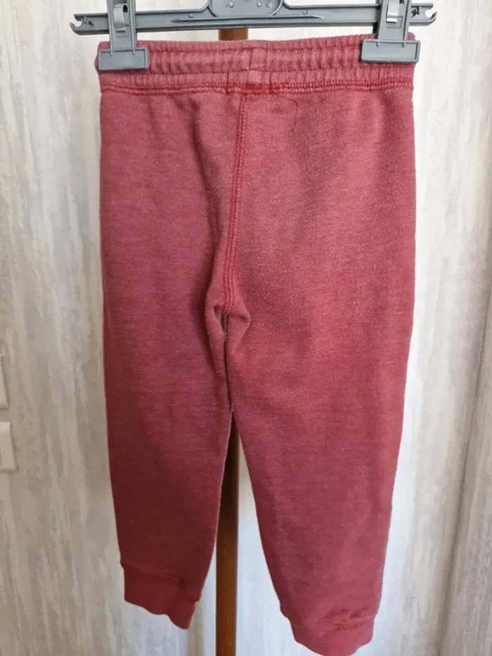 Pantalon enfant garçon 3 ans Tissaia rouge coton élasthanne - photo numéro 7