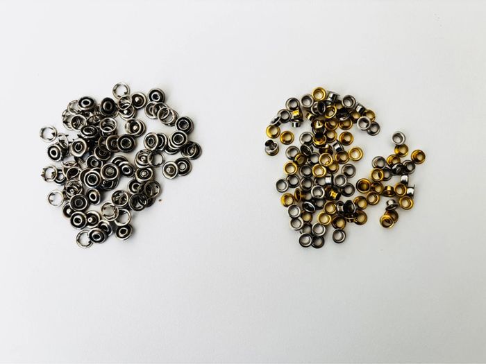 Pince emporte-pièce, pince a œillets - pince à boutons pression + œillets et bouton à pressions - photo numéro 2