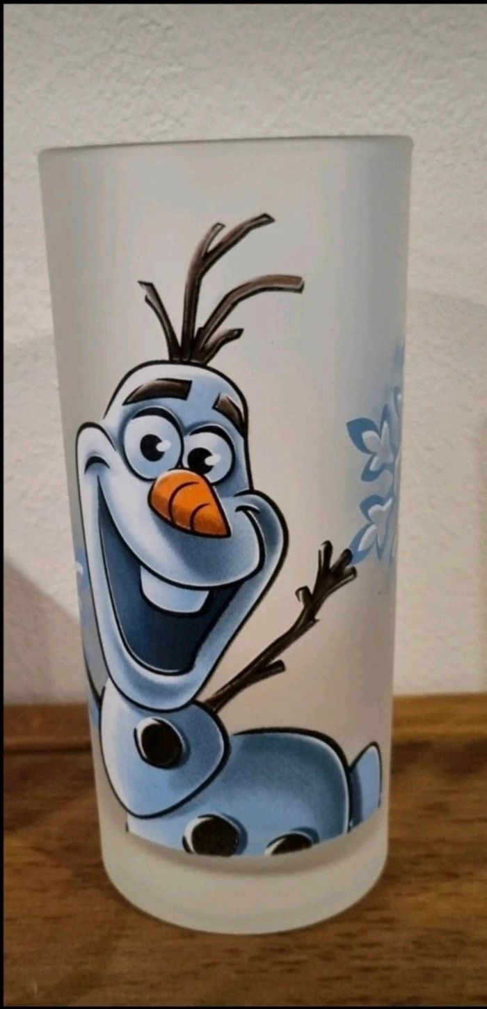 Verre Disneyland Olaf reine des neiges