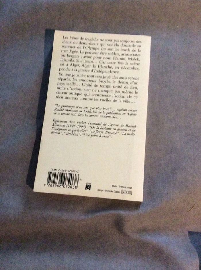 #le printemps n’en sera que plus beau Rachid Mimouni. ) - photo numéro 3