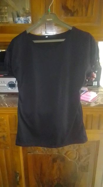 T-shirt manches frangées