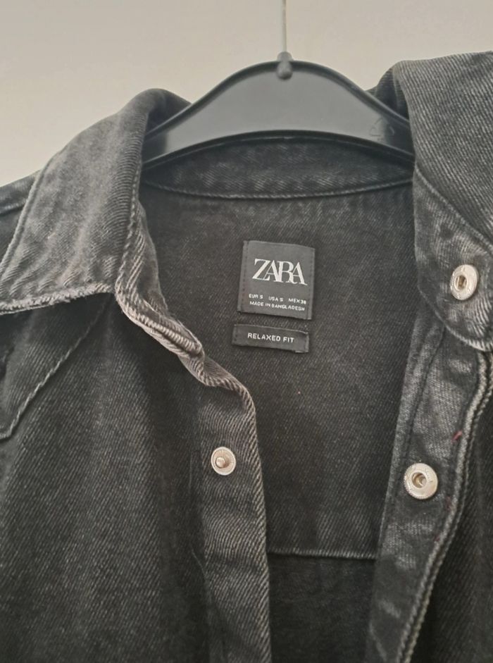 Surchemise / chemise en jean - photo numéro 4