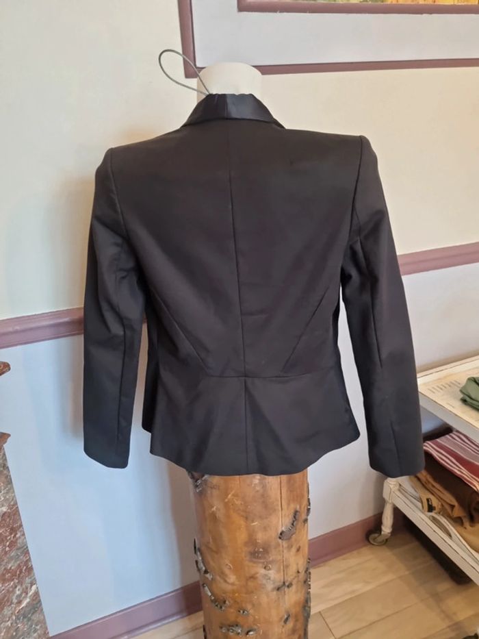 Veste style smoking 36 h&m noir - photo numéro 4