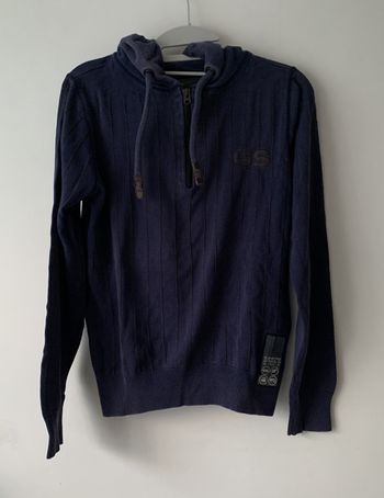 Sweat bleu à capuche – M - G-Star