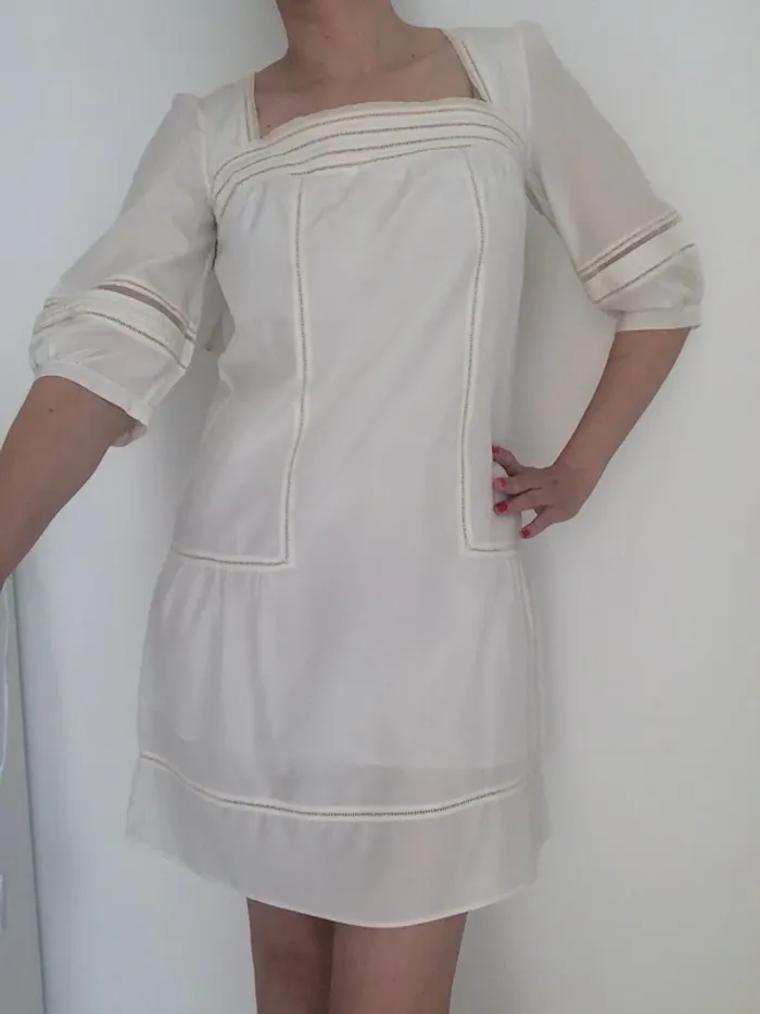 Robe été neuve virginale soie légère Lolita lempicka