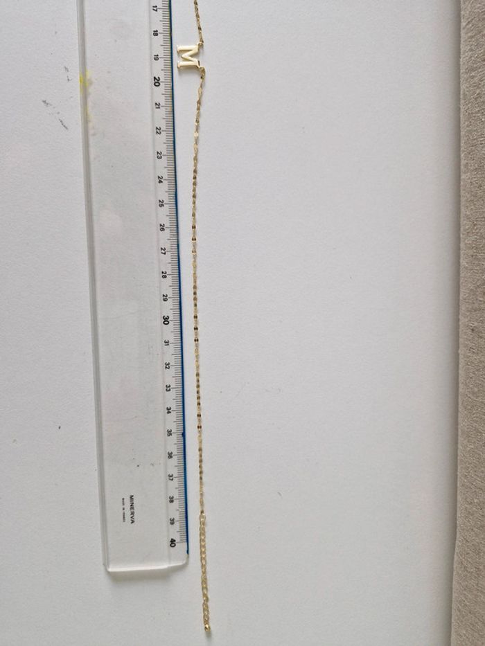 Collier lettre M - photo numéro 7