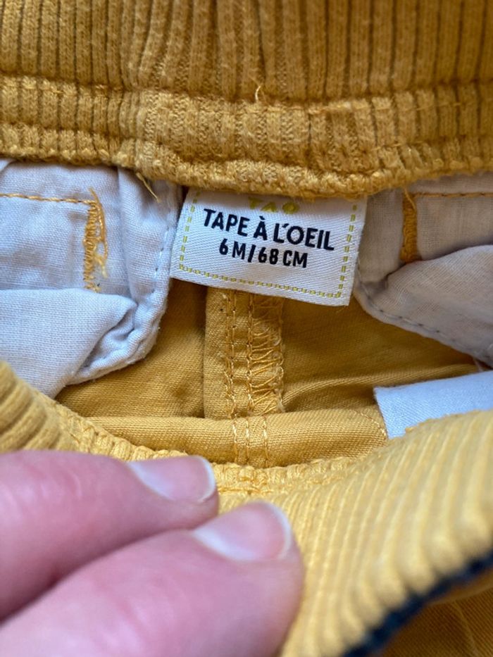 Pantalon tape à l’œil 6 mois - photo numéro 2