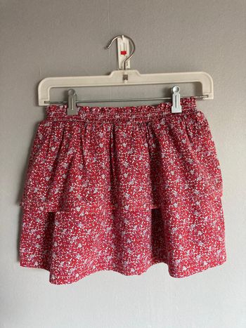 Jupe fille 8 ans (128 cm) Sergent Major – Fleurs, très bon état