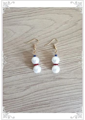 🌟Boucle d'oreille pendante boule 🌟