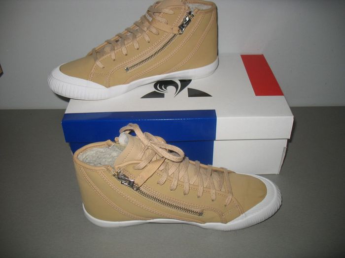 BASKETS MONTANTES CAMEL "LE COQ SPORTIF" - P39 - n°03 - photo numéro 3