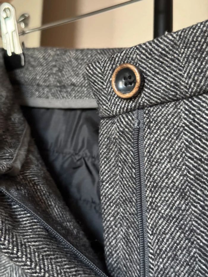 Pantalon gris habillé en laine épais 34 Cyrillus - photo numéro 5