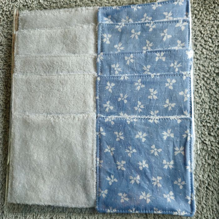 10 lingettes lavables 12x12 cm - photo numéro 2