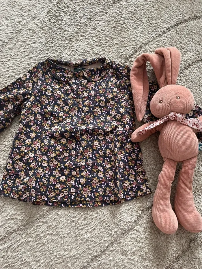 Blouse fleurie 18 mois
