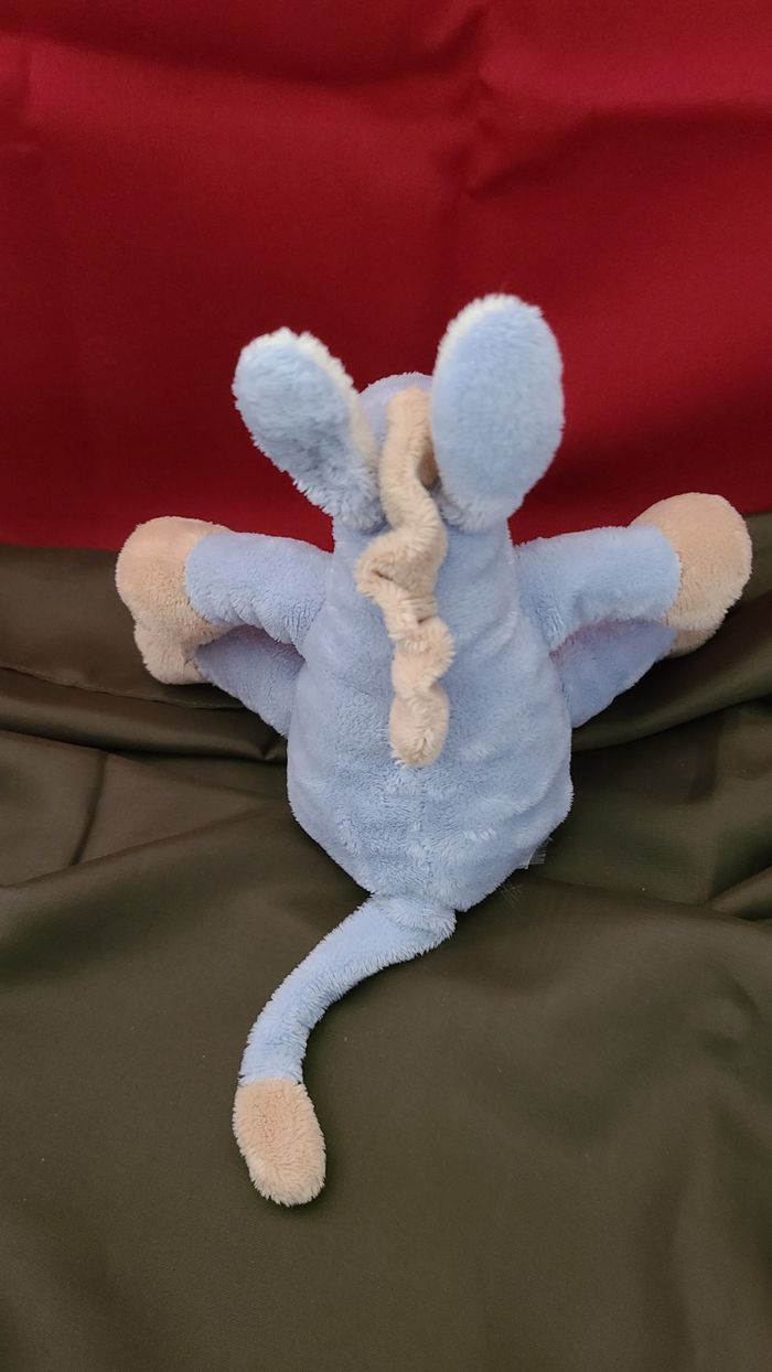 Ane NOUKIE'S  doudou Paco bleu 16 cm - photo numéro 2
