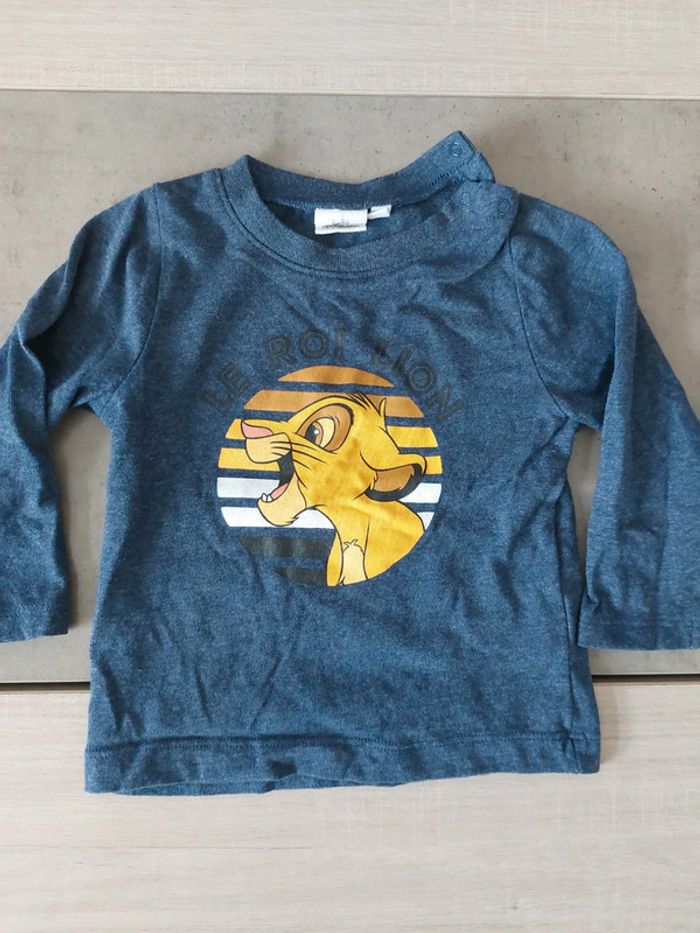 Tee-shirt manches longues / Disney Baby / 9 mois - photo numéro 3