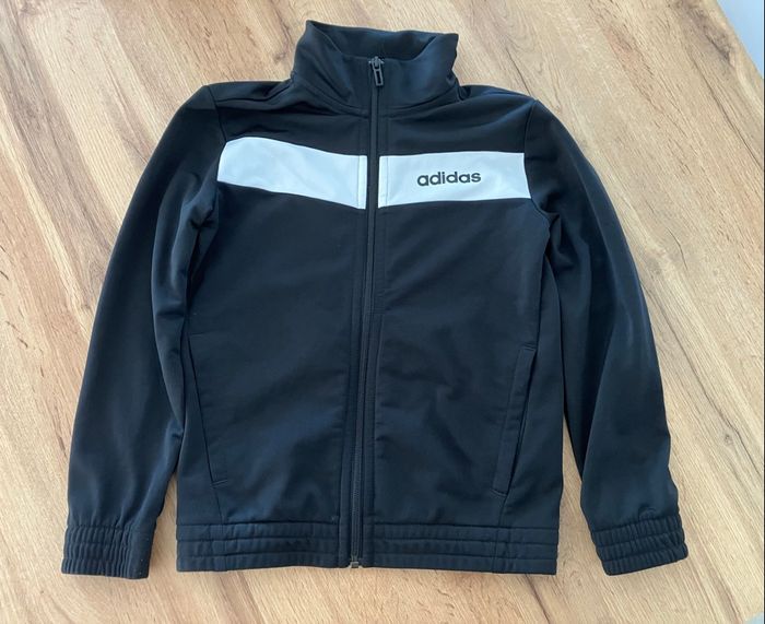 Veste de sport Adidas noir – 7/8 ans - photo numéro 2