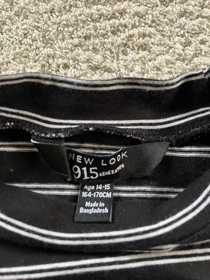 Sous pull à rayures New Look 915 génération taille 14-15 ans - photo numéro 2