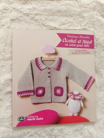 Livre crochet et tricot en coton pour bébé