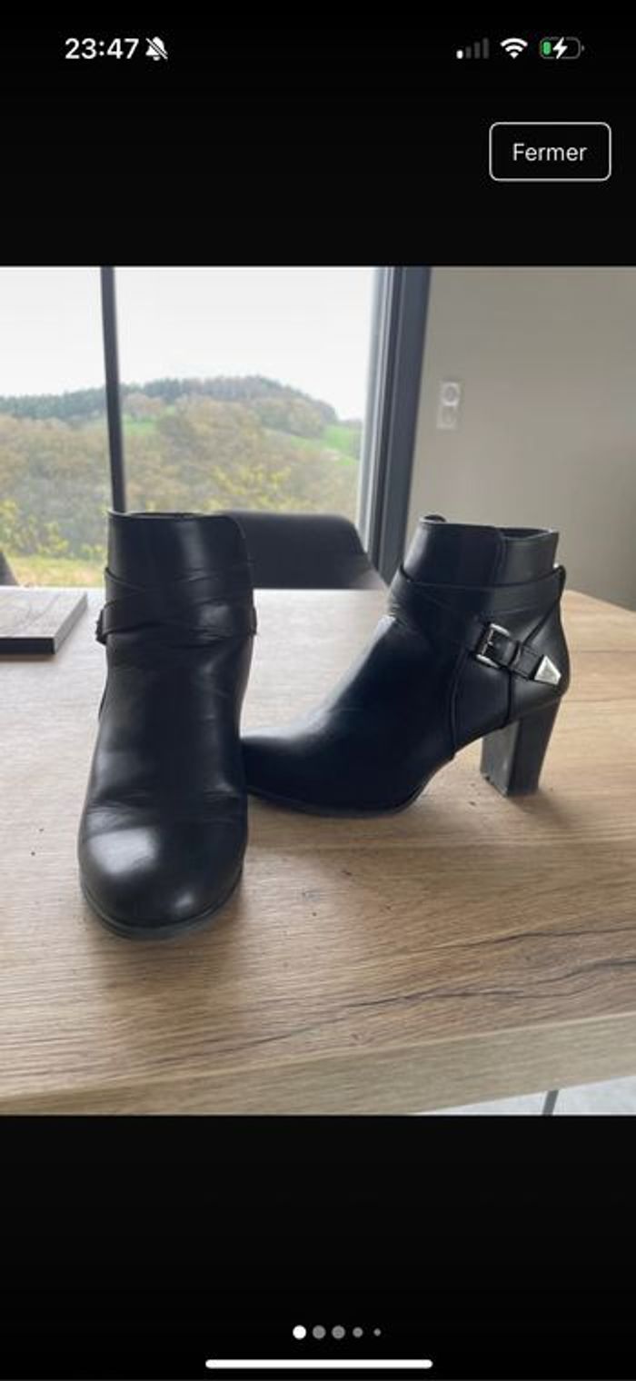 Bottine talon noir - photo numéro 4