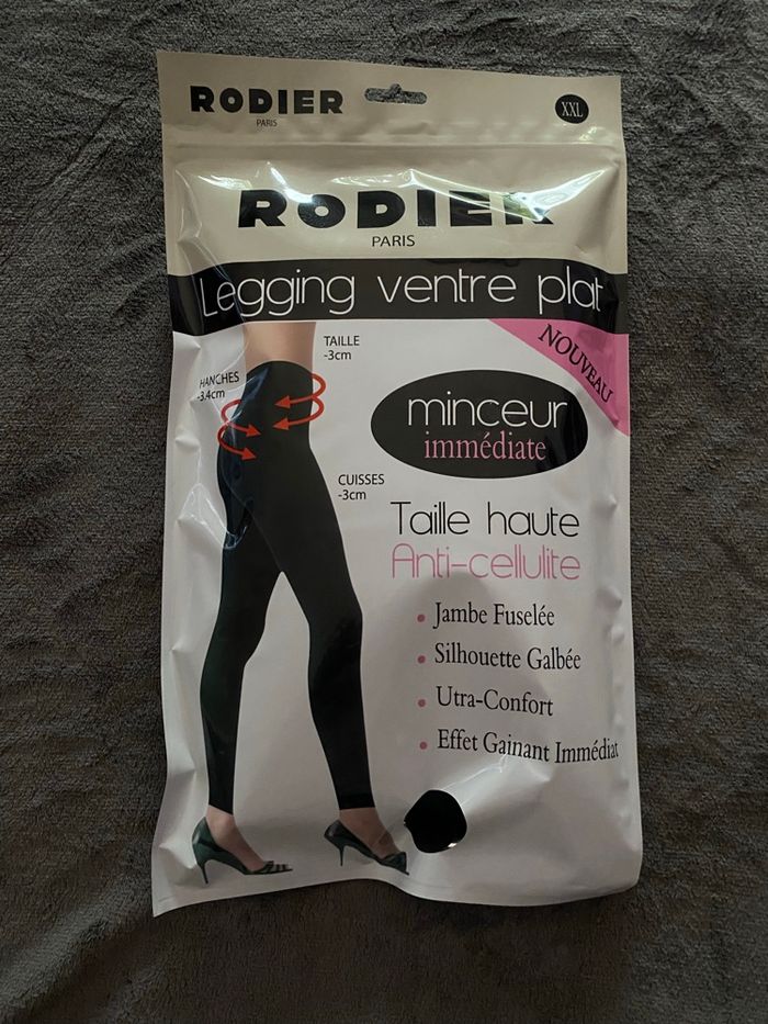 Legging noir Rodier taille XXL ventre plat Neuf - photo numéro 6
