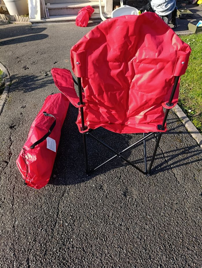 Lot de 2 chaises de camping pliantes – Neuves - photo numéro 5