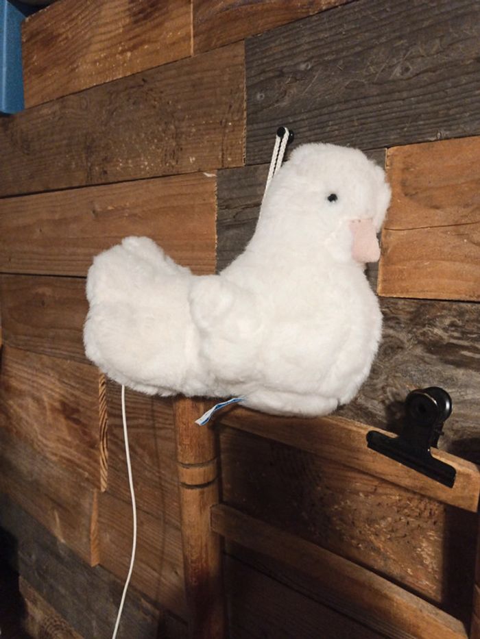 Peluche colombe musicale vintage Nounours tbe - photo numéro 8