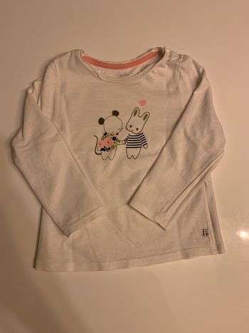 T-shirt manches longues Obaïbi 18 mois