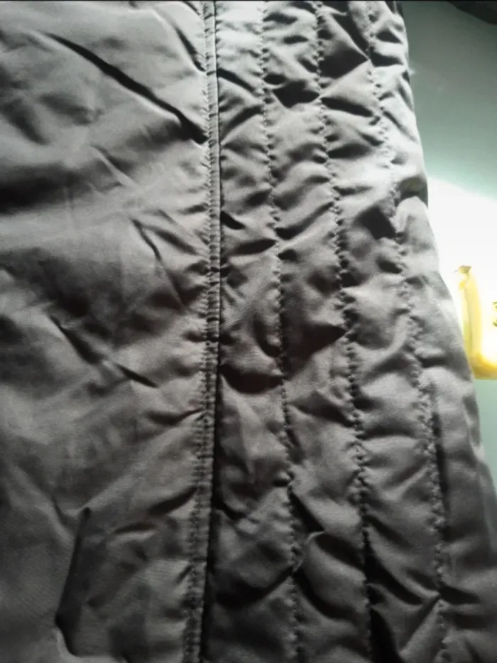 Parka mi- longue noire Anne de Lancay - Taille 42/44 - photo numéro 5