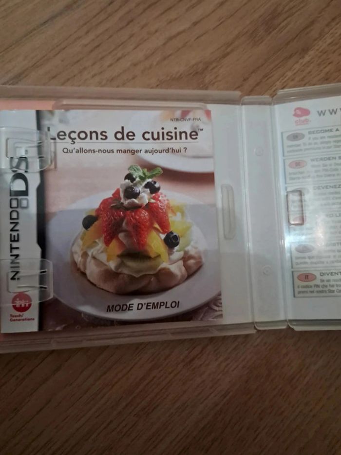 Jeu DS Leçons de cuisine - photo numéro 3