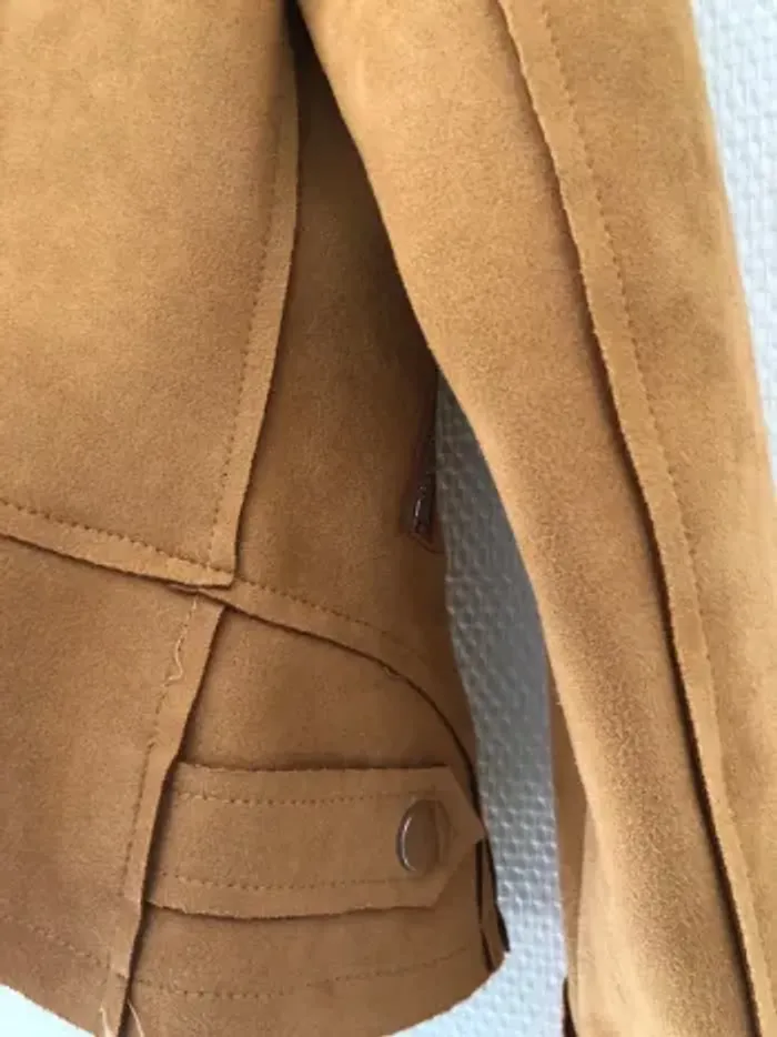 Veste perfecto moutarde Taille M - photo numéro 3
