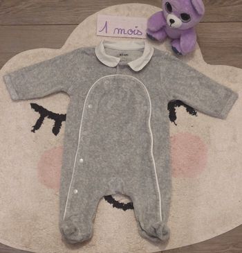 Pyjama chaud 1 pièce taille 1 mois 