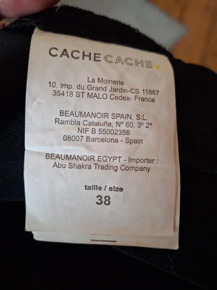 Pantalon noir basique de chez Cache Cache - photo numéro 4